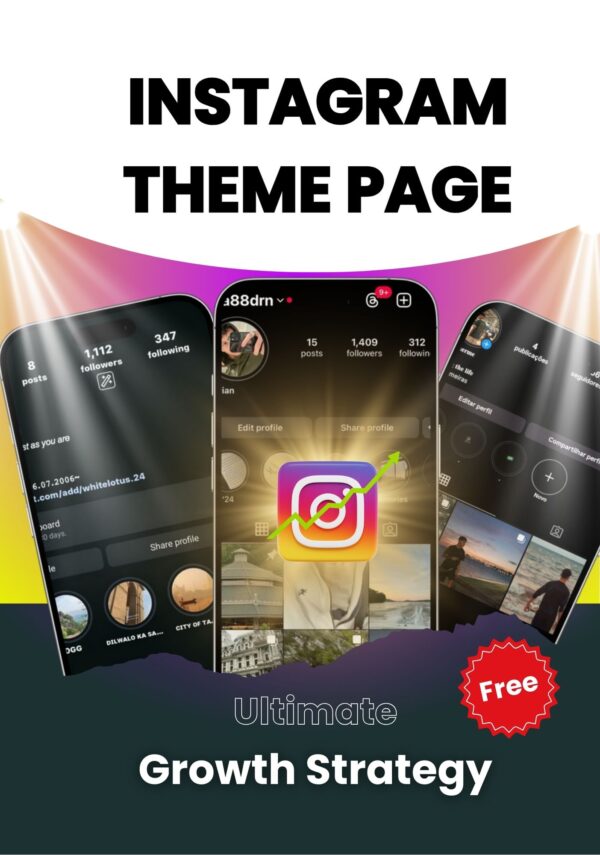 Instagram Page Growth Strategy E book