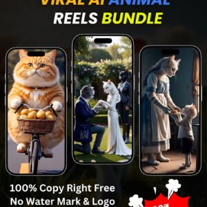 The ultimate 600+ Ai Animal Reels Bundle