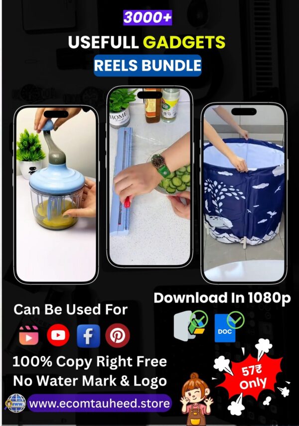 3000+ Useful Gadgets Reels Bundle