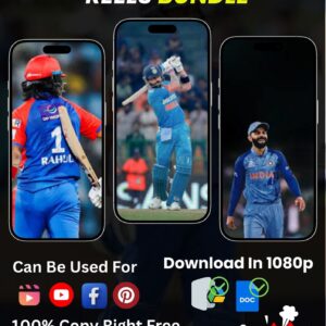 500+ Cricket Reels Bundle